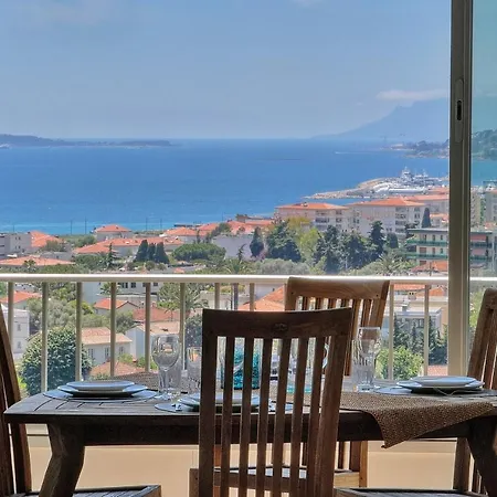 Attique Antibois - Piscine - Vue - Parking - Wifi Apartment