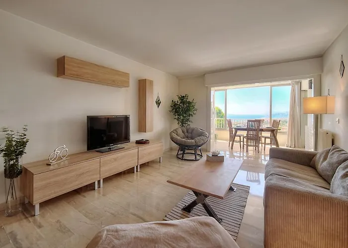 Attique Antibois - Piscine - Vue - Parking - Wifi * Antibes